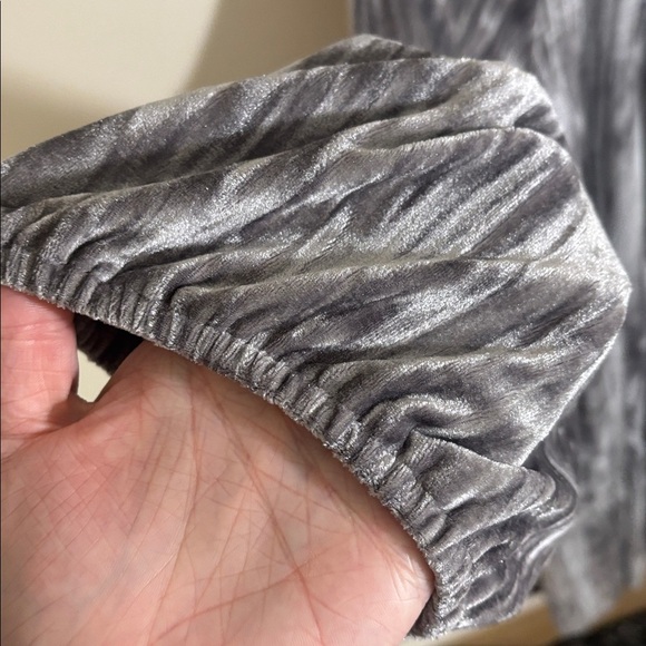 Cato kiss midnight, gray velvet dress - Picture 7 of 8